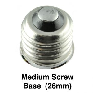 mediun screw base 26mm